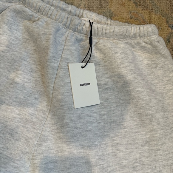 JOAH BROWN OVERSIZED JOGGER PEARL GREY FRENCH TERRY. Size S NWT - Picture 7 of 9